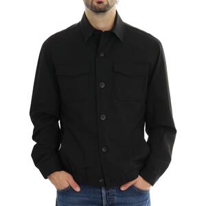 GIUBBOTTO OVERSHIRT NERO